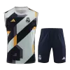 Conjunto Entrenamiento Real Madrid 2023/24 Hombre (Camiseta Sin Mangas + Pantalón Corto) - camisetasfutbol