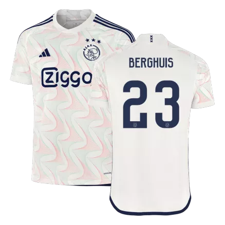 Camiseta BERGHUIS #23 Ajax 2023/24 Segunda Equipación Visitante Hombre - Versión Hincha - camisetasfutbol