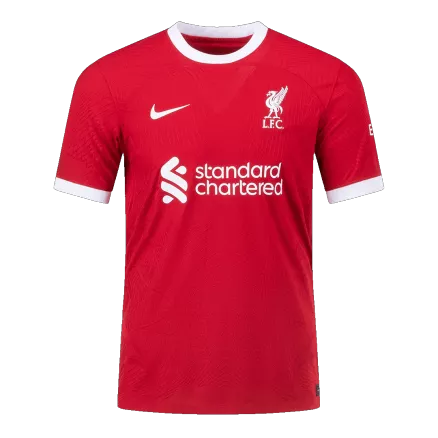 Camiseta Auténtica Manga Corta Liverpool 2023/24 Primera Equipación Local Hombre - Versión Jugador - camisetasfutbol