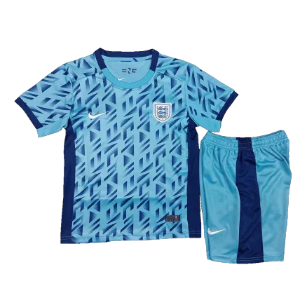 Miniconjunto Inglaterra 2023 Segunda Equipación Visitante Copa Mundial Femenina Copa del Mundo Niño (Camiseta + Pantalón Corto) - camisetasfutbol