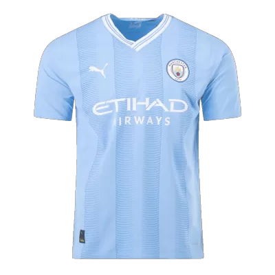 Camiseta Auténtica Manchester City 2023/24 Primera Equipación Local Hombre - Versión Jugador - camisetasfutbol