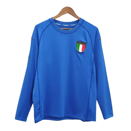 Camiseta Retro 2000 Italia Primera Equipación Manga Larga Local Hombre - Versión Hincha - camisetasfutbol