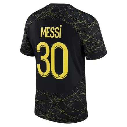 Camiseta de Futbol MESSI #30 Cuarta Camiseta PSG 2022/23 para Hombre - Versión Hincha Personalizada - camisetasfutbol