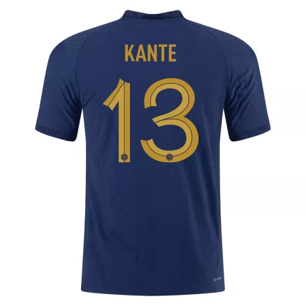 Camiseta Auténtica KANTE #13 Francia 2022 Primera Equipación Copa del Mundo Local Hombre - Versión Jugador - camisetasfutbol