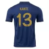 Camiseta Futbol Local Copa del Mundo de Hombre Francia 2022 con Número de KANTE #13 - camisetasfutbol