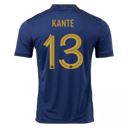 Camiseta Futbol Local Copa del Mundo de Hombre Francia 2022 con Número de KANTE #13 - camisetasfutbol