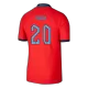 Camiseta Auténtica FODEN #20 Inglaterra 2022 Segunda Equipación Visitante Copa del Mundo Hombre - Versión Jugador - camisetasfutbol