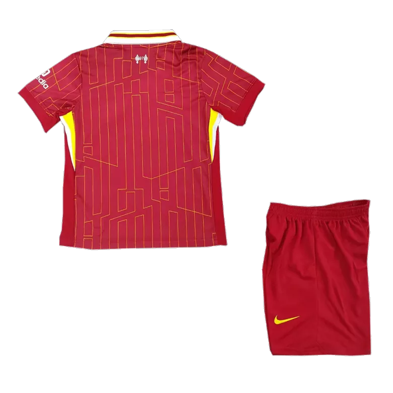 Miniconjunto Liverpool 2024/25 Primera Equipación Local Niño (Camiseta + Pantalón Corto) - camisetasfutbol