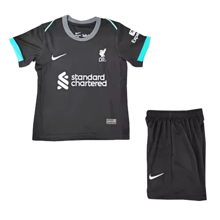 Miniconjunto Liverpool 2024/25 Segunda Equipación Visitante Niño (Camiseta + Pantalón Corto) - camisetasfutbol