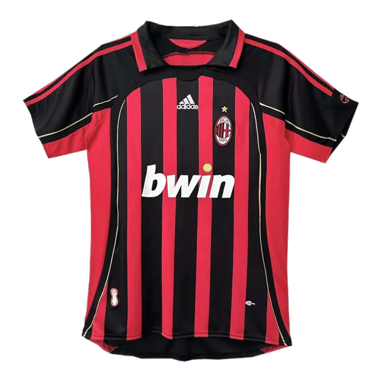 Camiseta Retro 2006/07 MALDINI #3 AC Milan Primera Equipación Local Hombre - Versión Hincha - camisetasfutbol