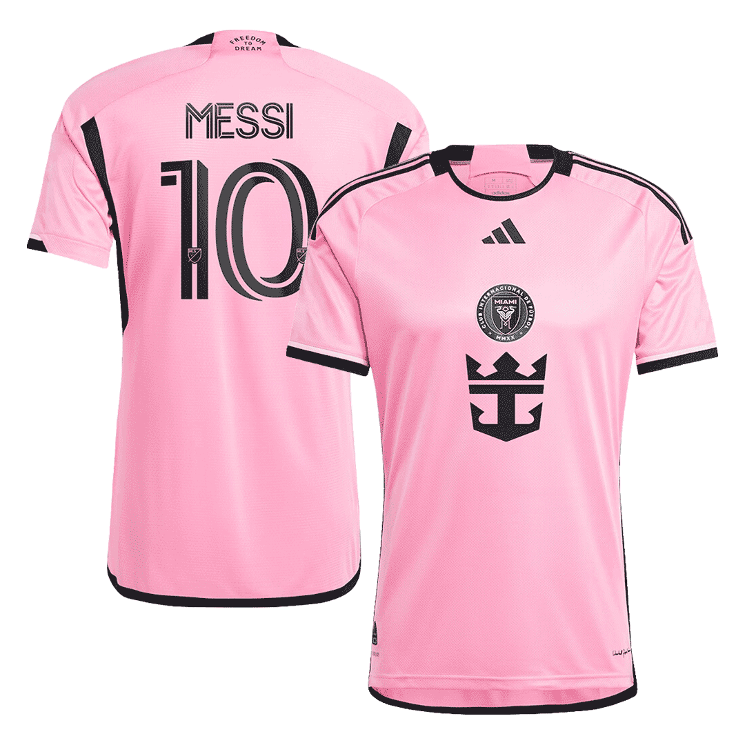 Camiseta Auténtica MESSI #10 Inter Miami CF Primera Equipación Local Hombre - Versión Jugador - camisetasfutbol