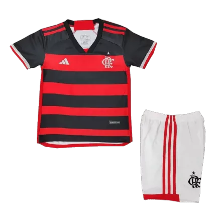 Miniconjunto CR Flamengo 2024/25 Primera Equipación Local Niño (Camiseta + Pantalón Corto) - camisetasfutbol