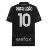 Camiseta RAFA LEÃO #10 AC Milan X Pleasures 2023/24 Cuarta Equipación Hombre - Dark version - camisetasfutbol