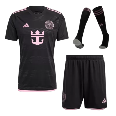 Calidad Premium Conjunto Completo Inter Miami CF 2024 Segunda Equipación Visitante Hombre (Camiseta + Pantalón Corto + Calcetines) - camisetasfutbol