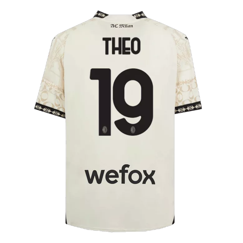 Camiseta THEO #19 AC Milan X Pleasures 2023/24 Cuarta Equipación Hombre - Light version - camisetasfutbol