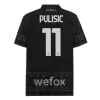 Camiseta PULISIC #11 AC Milan X Pleasures 2023/24 Cuarta Equipación Hombre - Dark version - camisetasfutbol