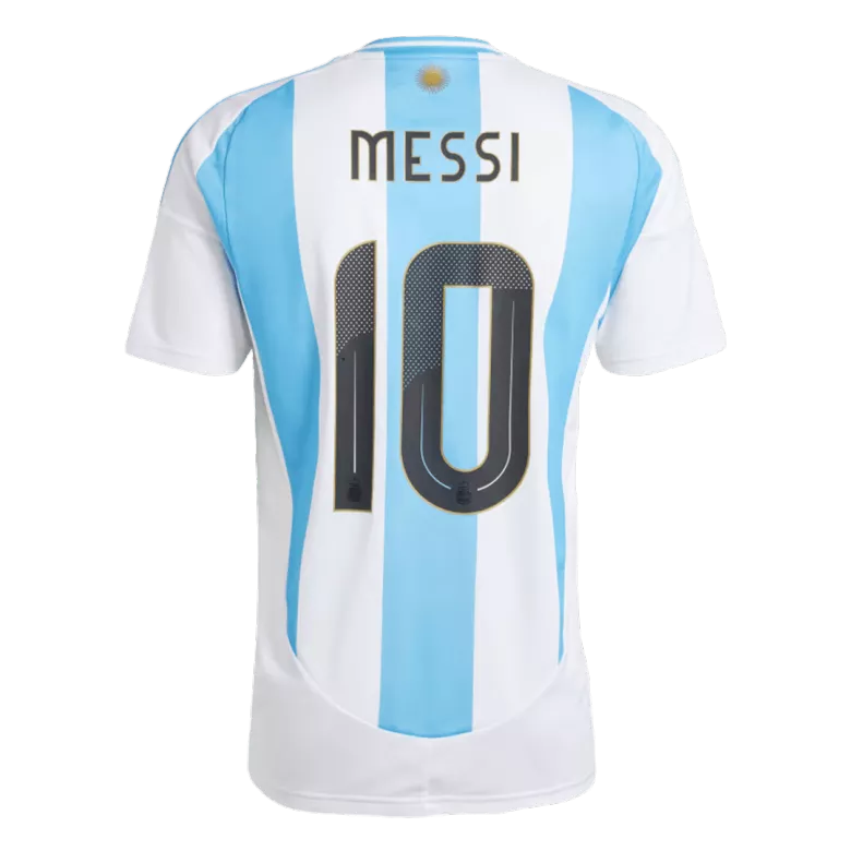 Camiseta MESSI #10 Argentina Copa América 2024 Primera Equipación Local Hombre - Versión Hincha - camisetasfutbol