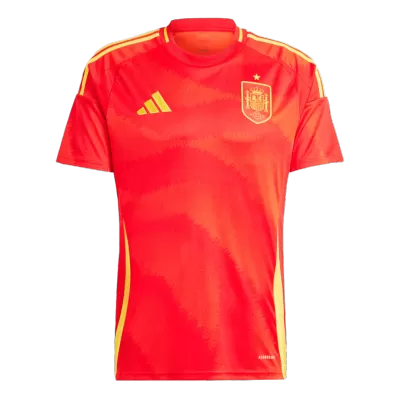 Camiseta España Euro 2024 Primera Equipación Local Hombre - Versión Hincha - camisetasfutbol