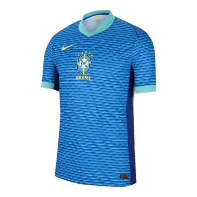 Camiseta Auténtica Brazil Copa América 2024 Segunda Equipación Visitante Hombre - Versión Jugador - camisetasfutbol