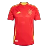 Camiseta Auténtica España Euro 2024 Primera Equipación Local Hombre - Versión Jugador - camisetasfutbol