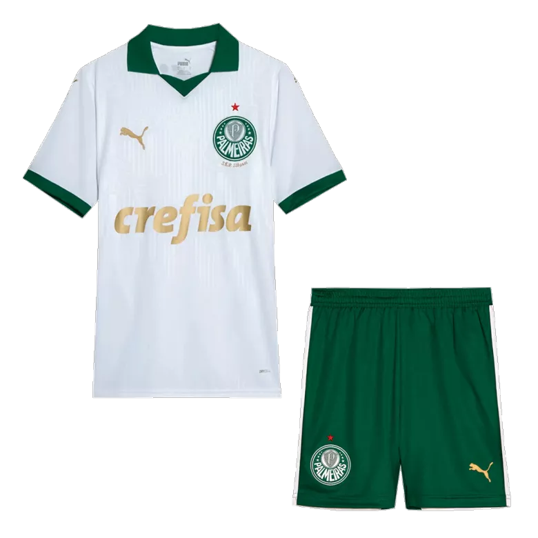 Miniconjunto SE Palmeiras 2024/25 Segunda Equipación Visitante Niño (Camiseta + Pantalón Corto) - camisetasfutbol