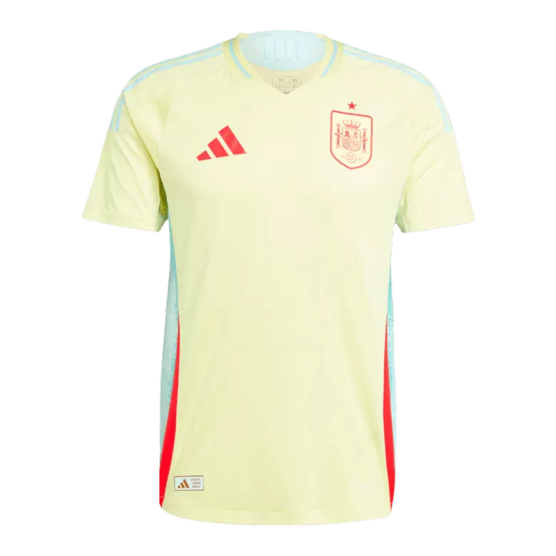 Camiseta Auténtica España Euro 2024 Segunda Equipación Visitante Hombre - Versión Jugador - camisetasfutbol