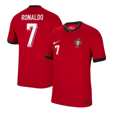 Camiseta Auténtica RONALDO #7 Portugal Euro 2024 Primera Equipación Local Hombre - Versión Jugador - camisetasfutbol