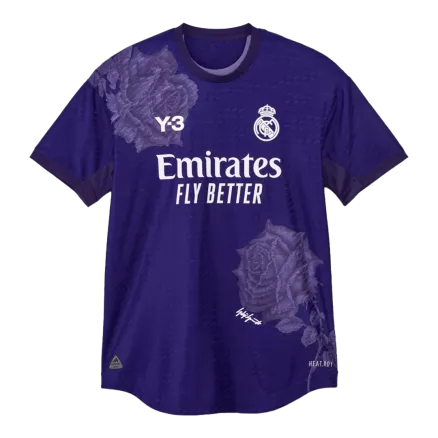 Camiseta Auténtica Real Madrid 2023/24 Y-3 Cuarta Equipación Hombre - Versión Jugador - camisetasfutbol