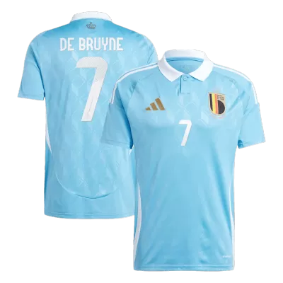 Camiseta DE BRUYNE #7 Bélgica Euro 2024 Segunda Equipación Visitante Hombre - Versión Hincha - camisetasfutbol