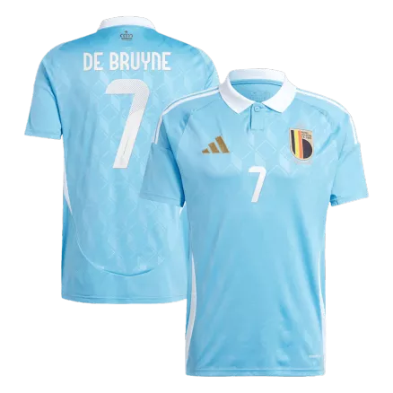 Camiseta DE BRUYNE #7 Bélgica Euro 2024 Segunda Equipación Visitante Hombre - Versión Hincha - camisetasfutbol