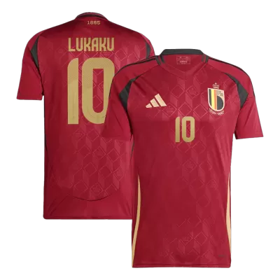 Camiseta LUKAKU #10 Bélgica Euro 2024 Primera Equipación Local Hombre - Versión Hincha - camisetasfutbol