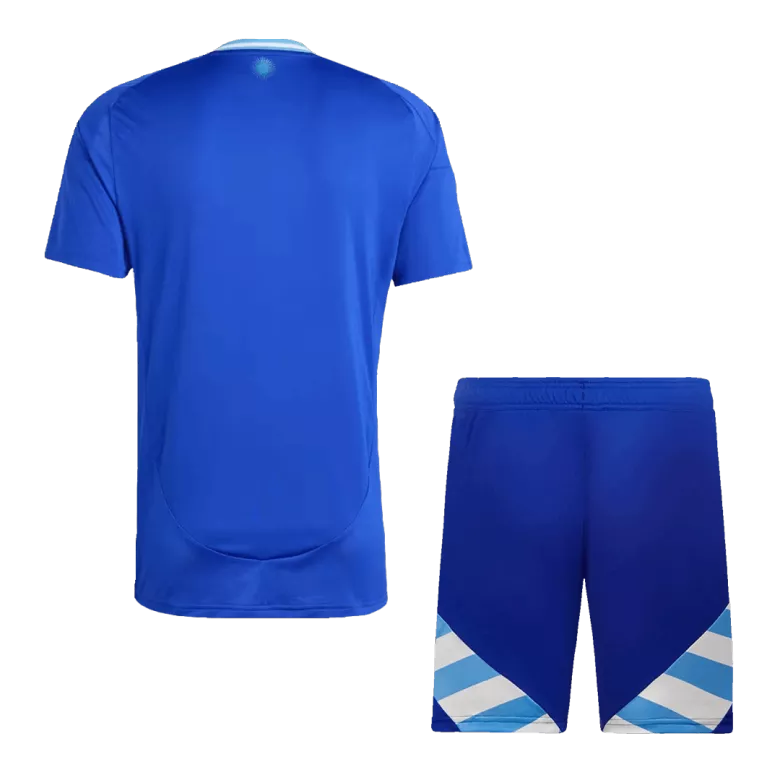 Conjunto Argentina Copa América 2024 Segunda Equipación Visitante Hombre (Camiseta + Pantalón Corto) - camisetasfutbol