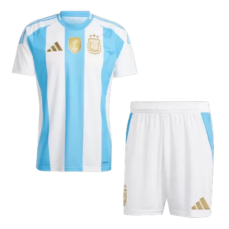 Calidad Premium Conjunto Argentina 2024 Primera Equipación Local Hombre (Camiseta + Pantalón Corto) - camisetasfutbol