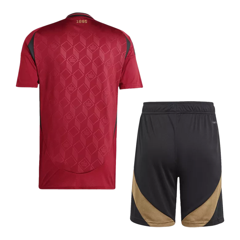 Conjunto Bélgica Euro 2024 Primera Equipación Local Hombre (Camiseta + Pantalón Corto) - camisetasfutbol