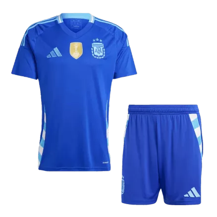 Calidad Premium Conjunto Argentina Copa América 2024 Segunda Equipación Visitante Hombre (Camiseta + Pantalón Corto) - camisetasfutbol