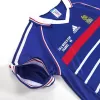 Camiseta Retro 1998 Francia Primera Equipación Copa del Mundo Local Hombre - Versión Hincha - camisetasfutbol