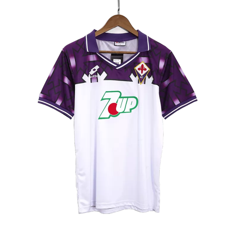 Camiseta Retro 1992/93 Fiorentina Segunda Equipación Visitante Hombre - Versión Hincha - camisetasfutbol