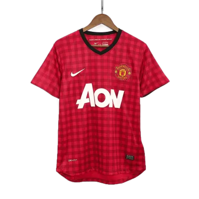 Camiseta Retro 2012/13 Manchester United Primera Equipación Local Hombre - Versión Hincha - camisetasfutbol