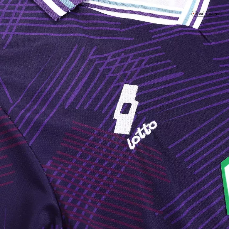 Camiseta Retro 1992/93 Fiorentina Primera Equipación Local Hombre - Versión Hincha - camisetasfutbol