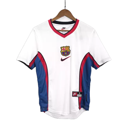 Camiseta Retro 1998/99 Barcelona Segunda Equipación Visitante Hombre - Versión Hincha - camisetasfutbol