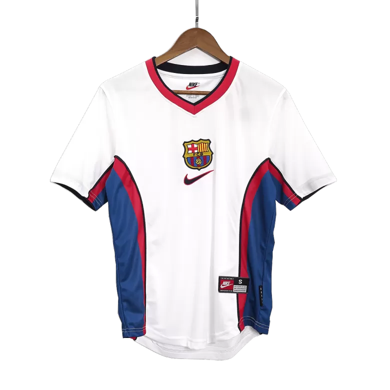 Camiseta Retro 1998/99 Barcelona Segunda Equipación Visitante Hombre - Versión Hincha - camisetasfutbol