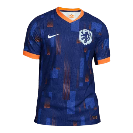 Camiseta Auténtica Holanda Euro 2024 Segunda Equipación Visitante Hombre - Versión Jugador - camisetasfutbol