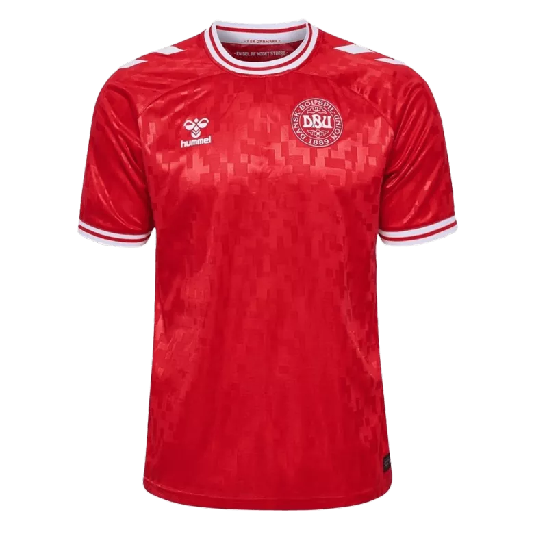 Camiseta Dinamarca Euro 2024 Primera Equipación Local Hombre - Versión Hincha - camisetasfutbol