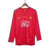 UCL Camiseta Retro 2007/08 RONALDO #7 Manchester United Primera Equipación Manga Larga Local Hombre - Versión Hincha - camisetasfutbol
