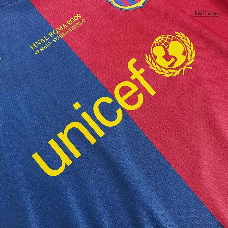 UCL Camiseta Retro 2008/09 Barcelona Primera Equipación Local Hombre - Versión Hincha - camisetasfutbol