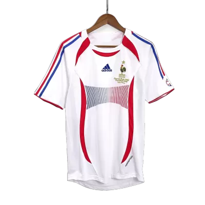 Camiseta Retro 2006 Francia Segunda Equipación Visitante Hombre - Versión Hincha - camisetasfutbol