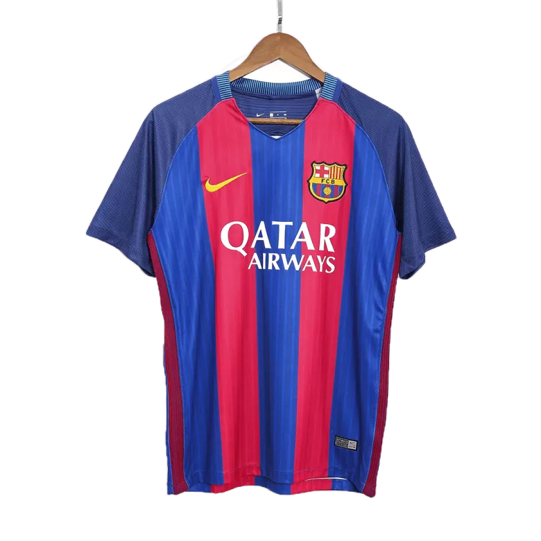 Camiseta Retro 2016/17 Barcelona Primera Equipación Local Hombre - Versión Hincha - camisetasfutbol