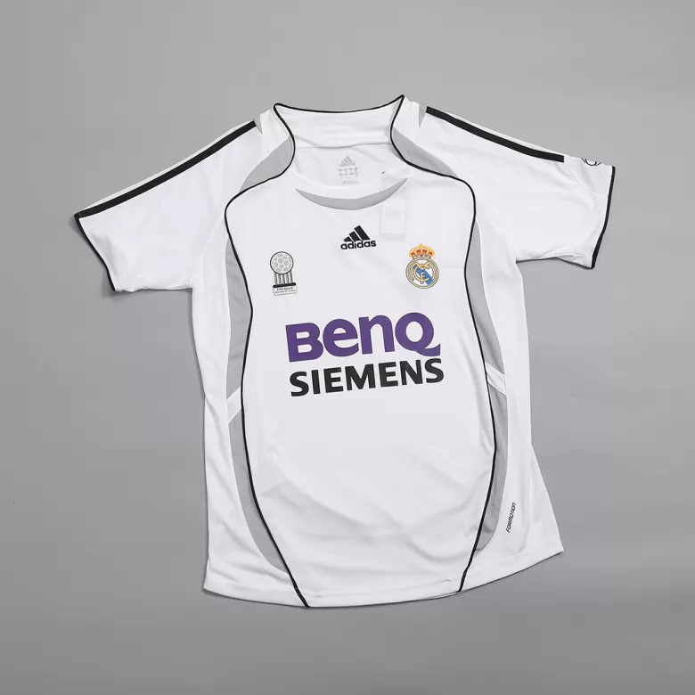 Camiseta Retro 2006/07 Real Madrid Primera Equipación Local Hombre - Versión Hincha - camisetasfutbol