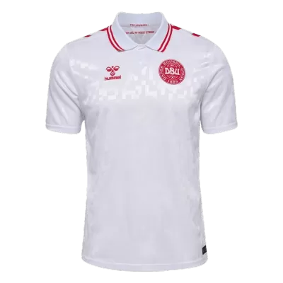 Camiseta Dinamarca Euro 2024 Segunda Equipación Visitante Hombre - Versión Hincha - camisetasfutbol