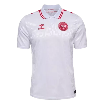 Camiseta Dinamarca Euro 2024 Segunda Equipación Visitante Hombre - Versión Hincha - camisetasfutbol